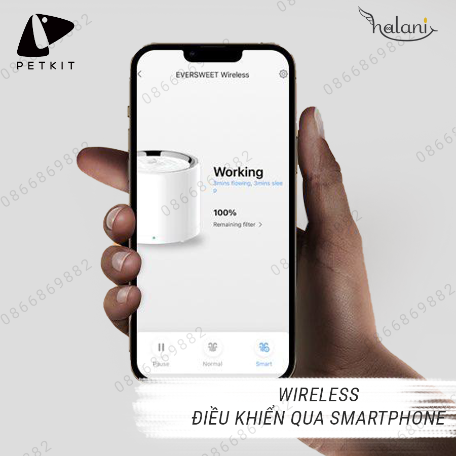 Máy nước kết nối app tiện lợi