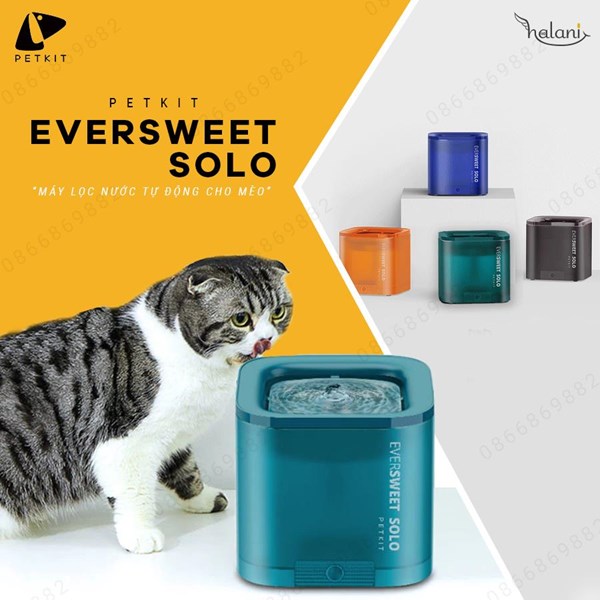 Máy lọc nước Petkit Eversweet Solo cho thú cưng - Siêu xịn, siêu tiết kiệm cho sen 