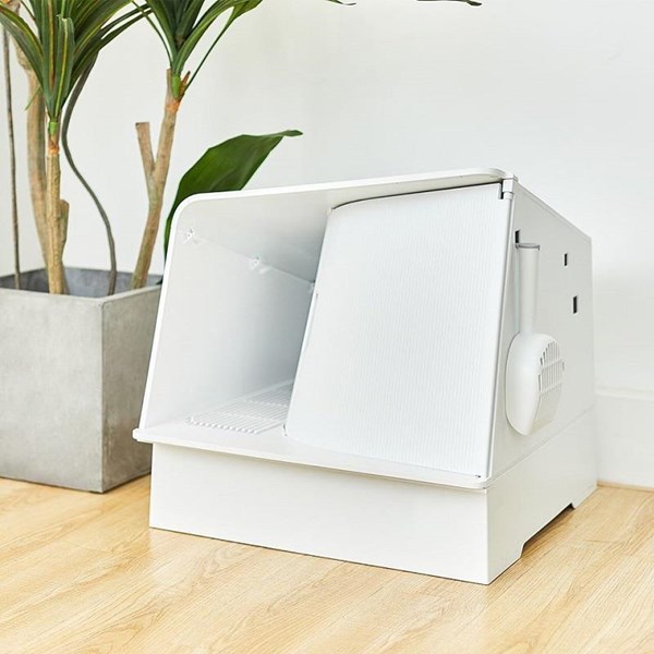 Nhà vệ sinh White Villa sang - xịn - mịn cho mèo