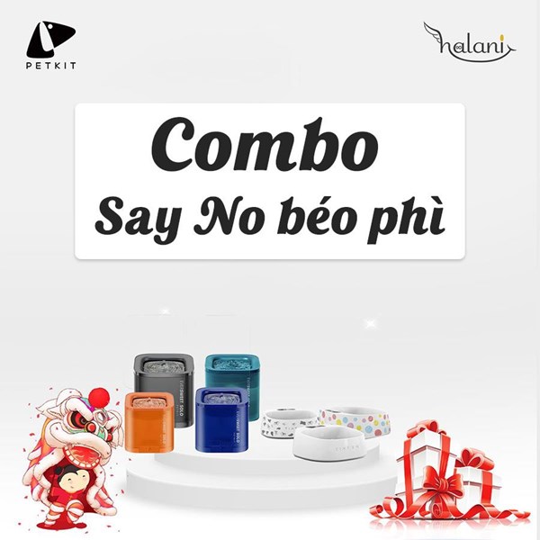 Combo SAY NO béo phì cho pet
