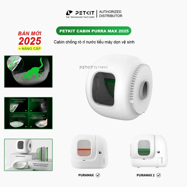 Cabin chống rò rỉ nước tiểu pura max 2025,2024,2023,2022
