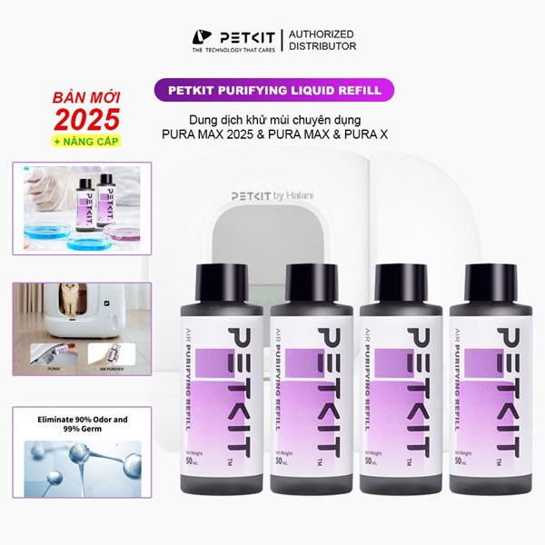 [Lẻ] Dung dịch khử mùi Ver 2 , pura max 2024, pura max 2025, pura x...