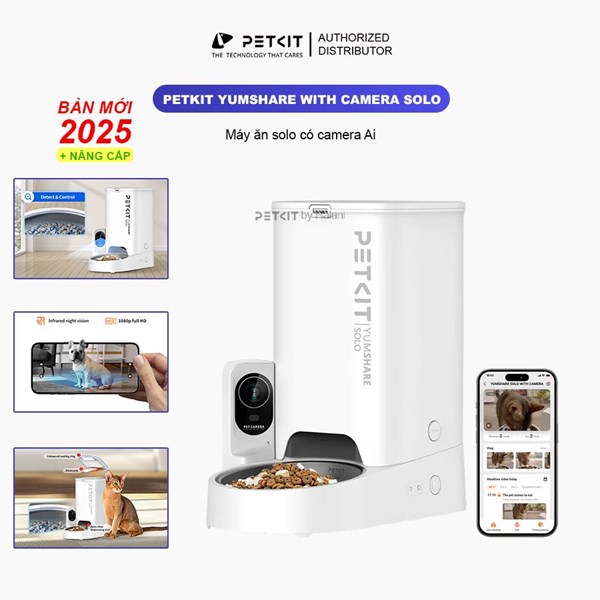 Máy cho ăn tự động Petkit YUMSHARE SOLO CAMERA