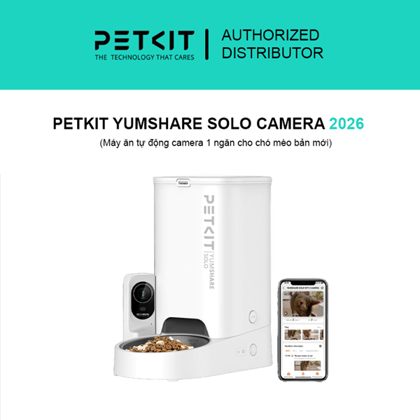 Máy cho ăn tự động Petkit YUMSHARE SOLO CAMERA