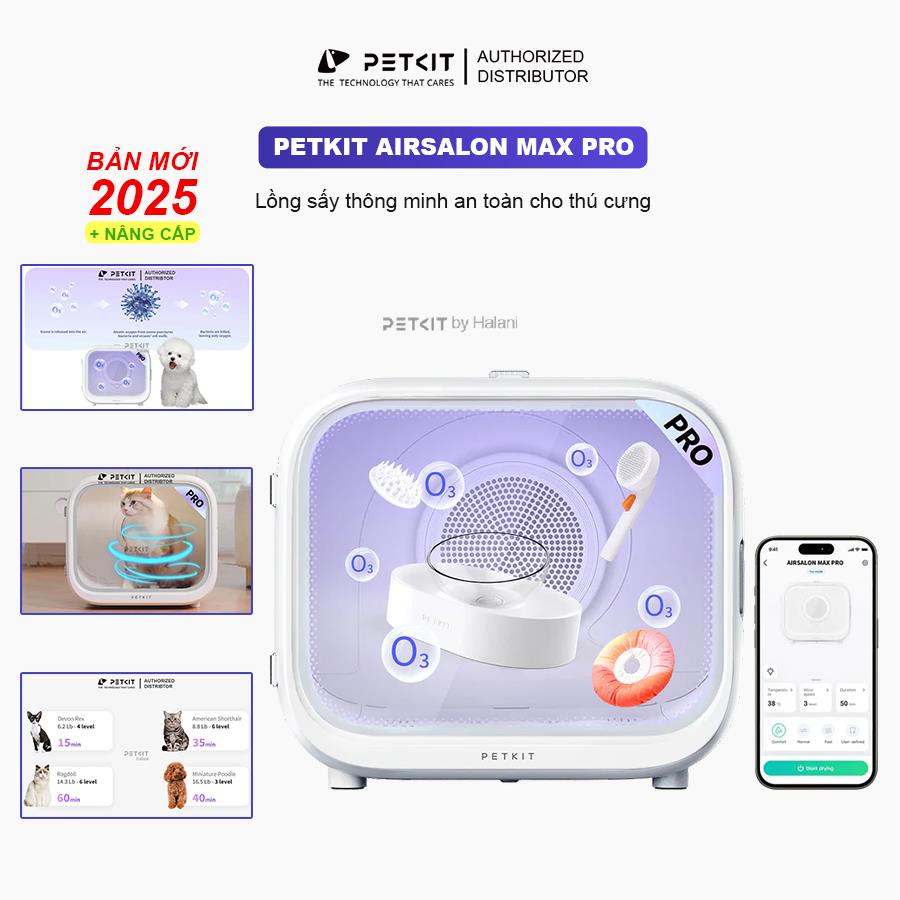 Máy sấy Airsalon Max pro cho thú cưng chính hãng PETKIT