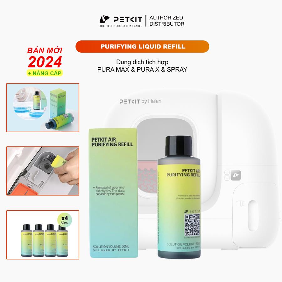 [Lẻ] Dung dịch chuyên dụng Máy vệ sinh Pura max, Pura x chính hãng PETKIT