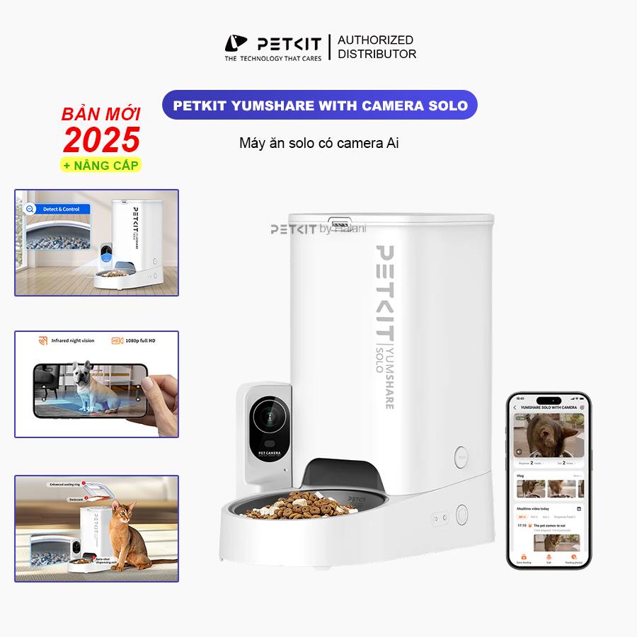 Máy cho ăn tự động Petkit YUMSHARE SOLO CAMERA