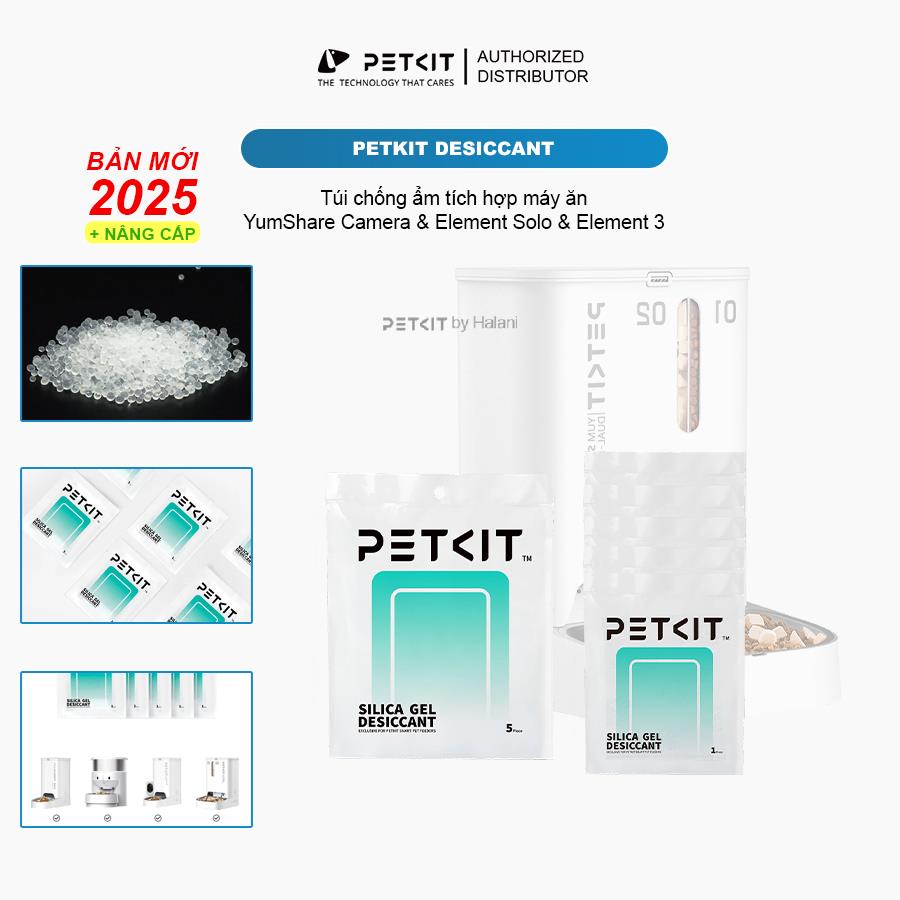 Bịch 5 Túi hút ẩm cho máy ăn PETKIT