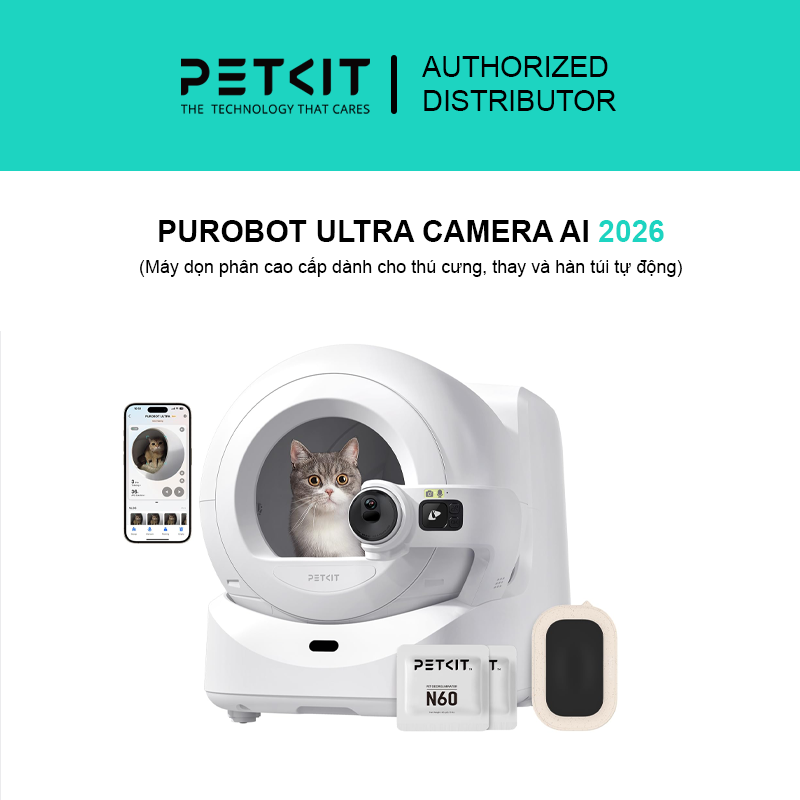 Máy vệ sinh PETKIT PUROBOT ULTRA 2026